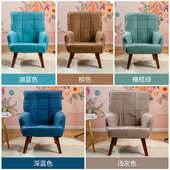 Lazy Diary卧室懒人小沙发阳台休闲靠背哺乳椅子客厅现代简约单人