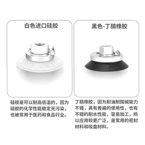 重载真空吸盘金具ZP3E-T40/50/63/80/100/125BMNJB10机械手配件