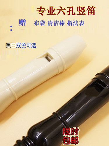 专为小学生设计的高音德式八孔六孔竖笛