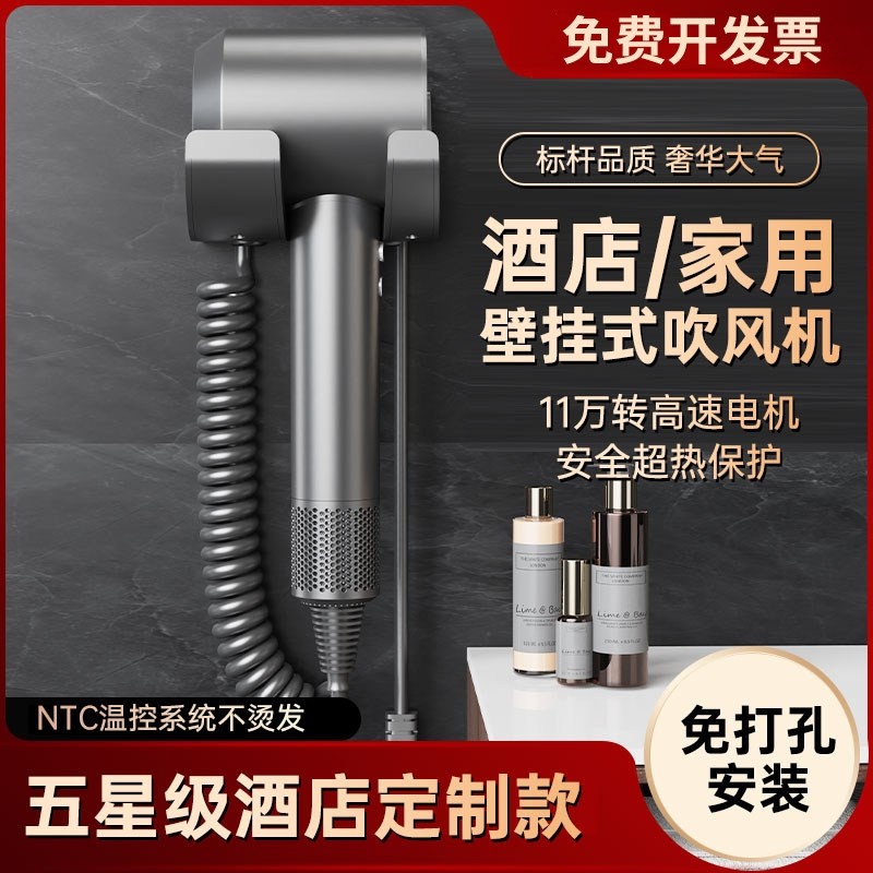 高档壁挂式吹风机酒店民宿专用大吹风筒风力电吹风速干吹风防盗式,个人护理/保健/按摩器材,电吹风,淘宝优惠券,粉丝福利购,淘宝优惠卷