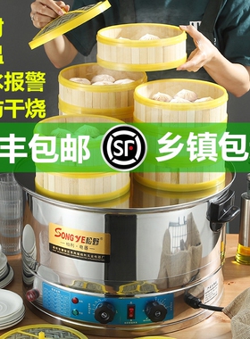 松野电蒸炉商用小笼包蒸锅小型台