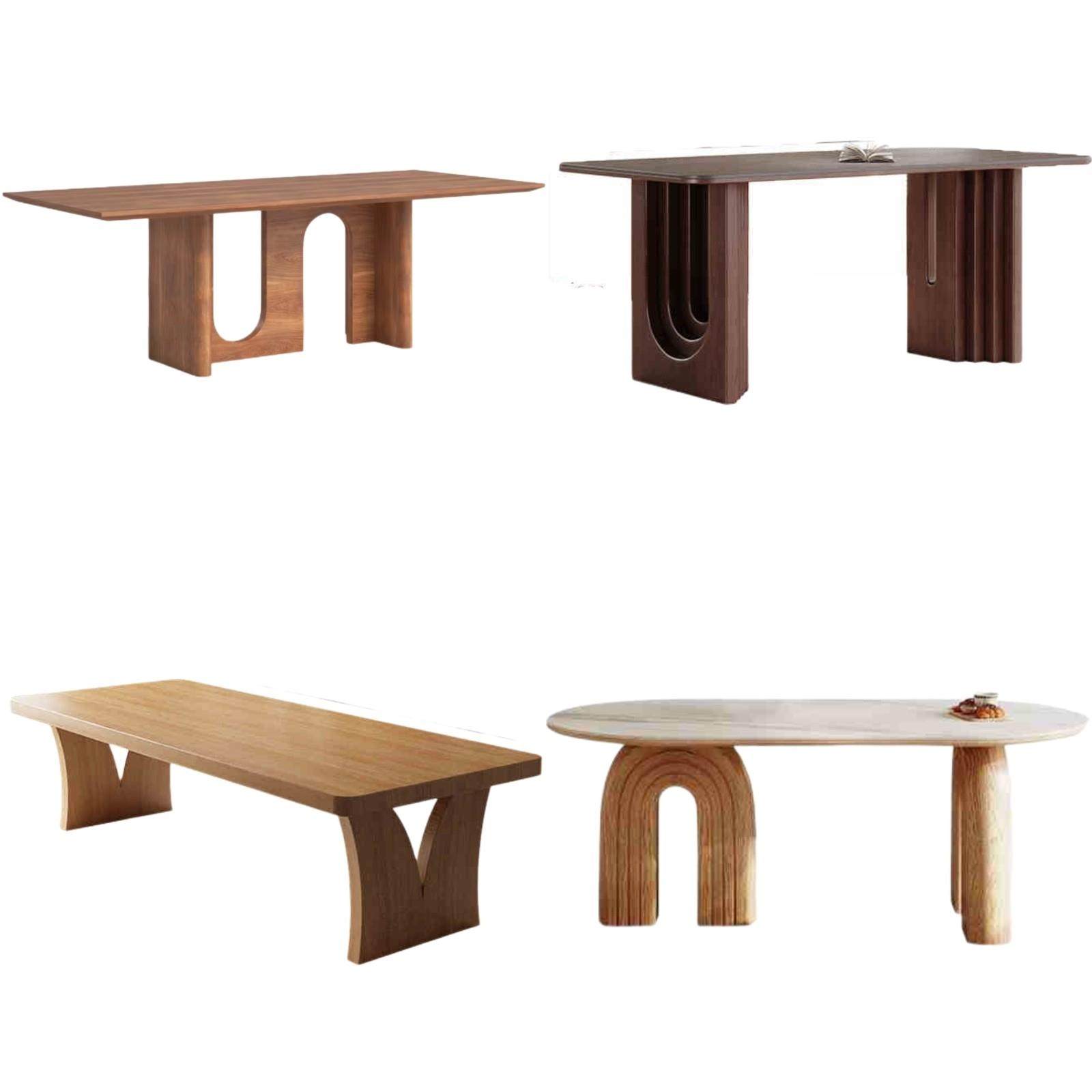 实木桌腿桌脚桌子支撑架定制大理石桌岩板桌岛台茶桌餐桌支架异形