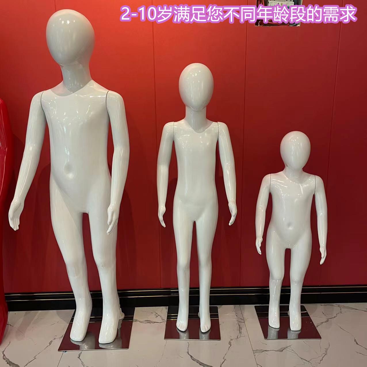儿童模特道具全身小人台假人模型人偶衣架橱窗童装店衣服展示架子