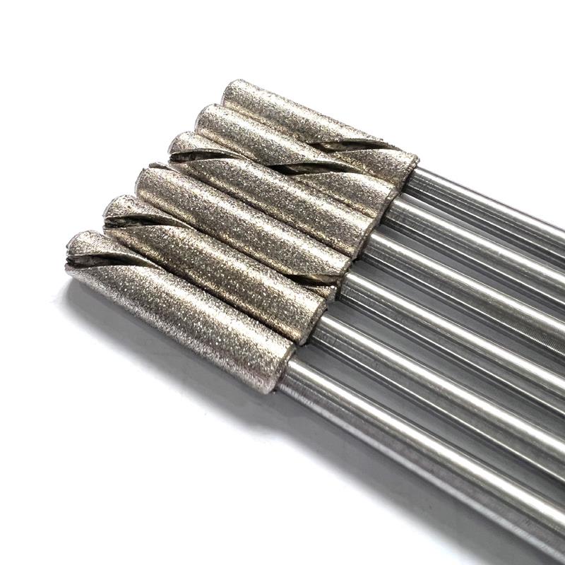 23~24~25硬质合金内孔铰刀磨棒金刚石钻头机用螺旋磨棒铣刀镗刀