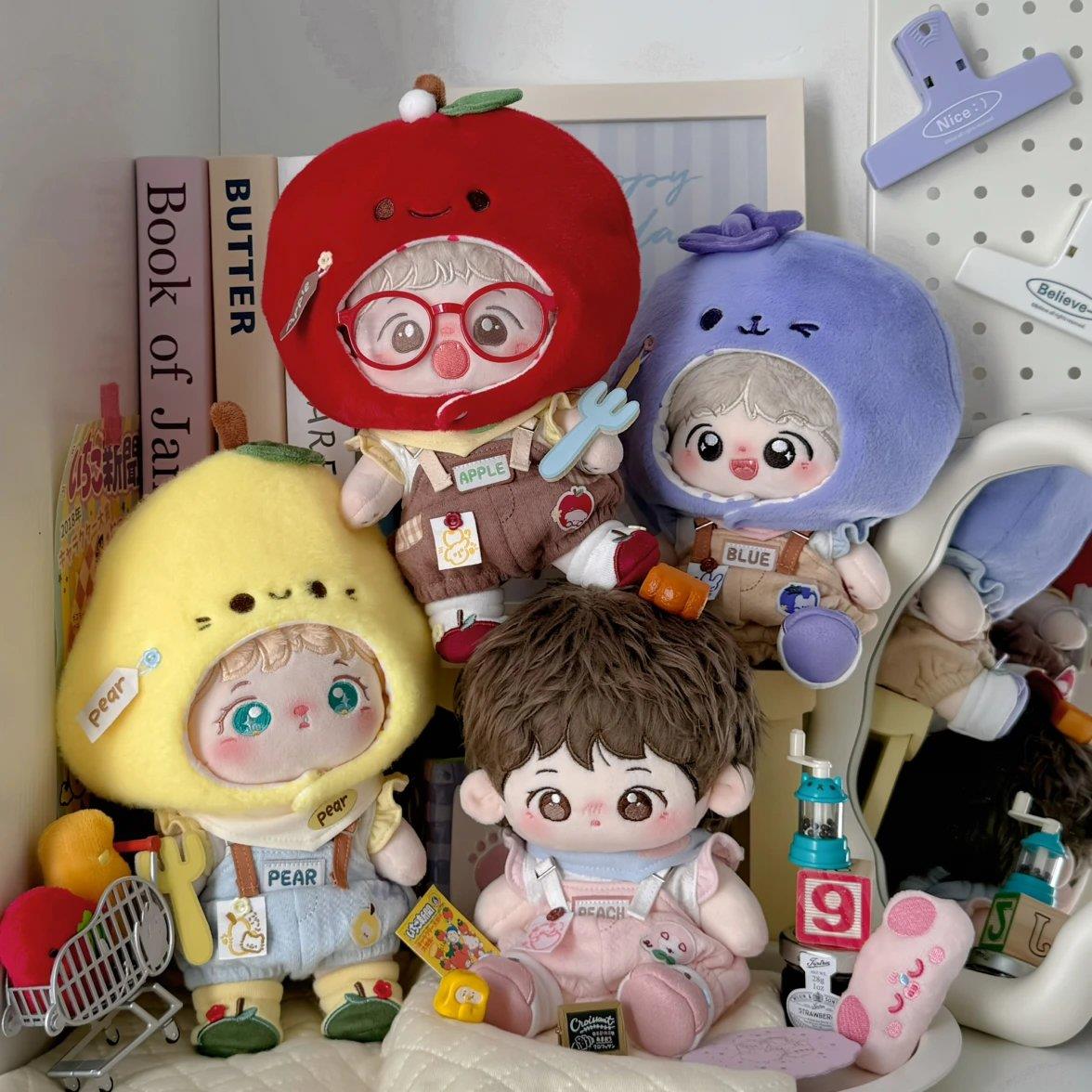 现货 20cm水果果园 20cm棉花娃娃娃衣 无属性