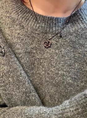 轻奢高级毛衣小众设计感甜酷爱心