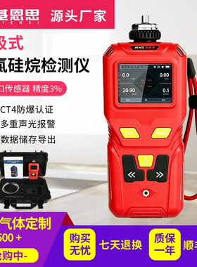 基恩思便携式二氯硅烷气体检测仪泵吸式SiH2Cl2报警器泄漏分析仪