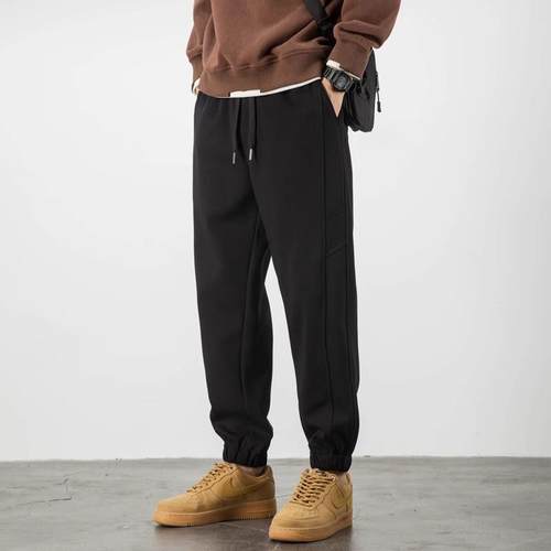 it Afternnaths潮牌运动卫裤男新款百搭宽松束脚休闲秋冬季加绒