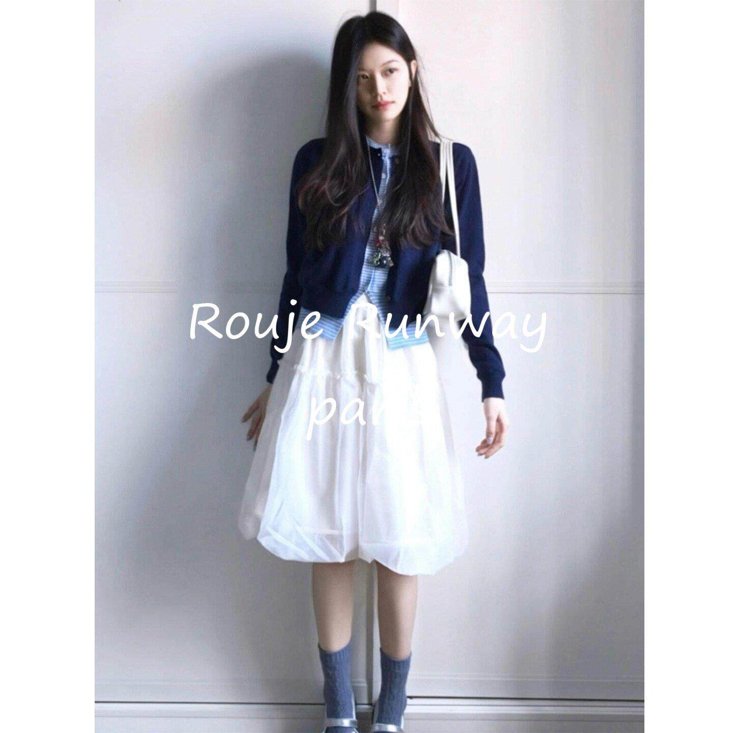 Rouje Runway韩系穿搭一整套2026新款小个子连衣裙春季半身裙套装