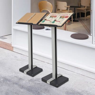 菜谱菜单展示架文件资料公示立架