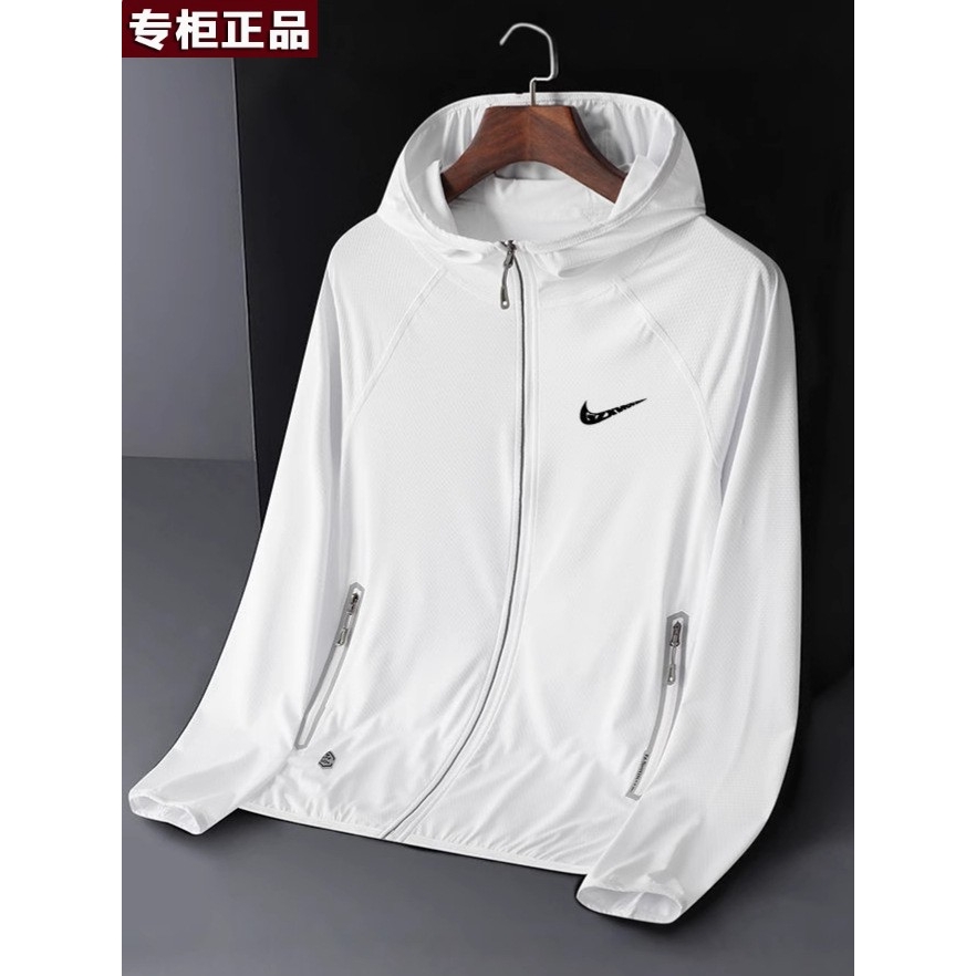 奥莱官网旗舰店唯品会夏季潮牌新款冰丝透气防晒服户外运动男女连