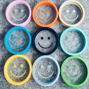 木门圆形玻璃收口框可视窗塑料圆圈幼儿园观察孔玻璃收口圈窗框框