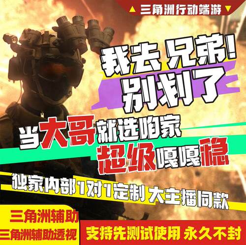 三角洲行动国服PC主播同款稳定
