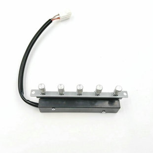 红日抽油烟机配件CXW180-EX6903开关按钮久利三速总成五键按键开