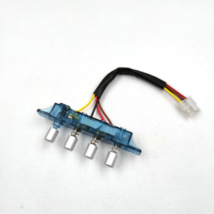 万和抽油烟机配件CXW-200-J02K开关按钮J02P四键二速J05H琴键按键