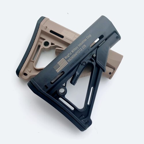 尼龙后托ctr刻字版战术后托司骏激趣司马m4精击博涵slr通用配件