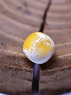 精品俄料蜜蜡溶洞老型珠妖花金绞蜜多宝手串顶腰项链锁骨珠配珠