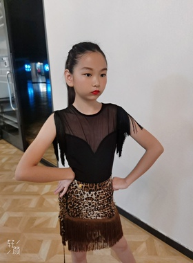 NF宁方舞服新款流苏䄂连体上衣#303