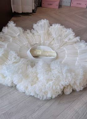 wyd小樱桃 重工20米超蓬半身蓬蓬裙tutu裙