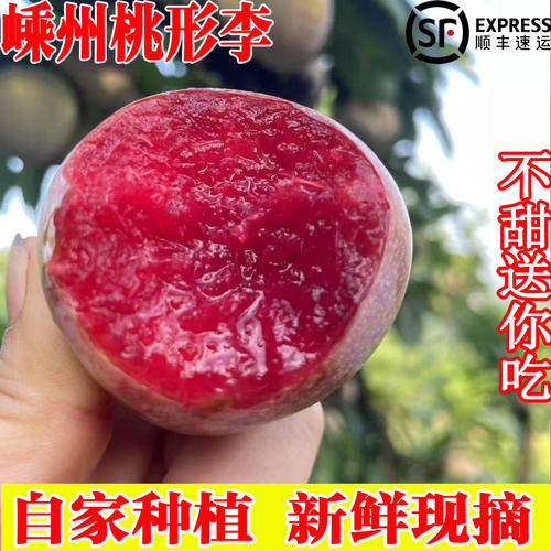 顺丰正宗嵊州桃形李新鲜