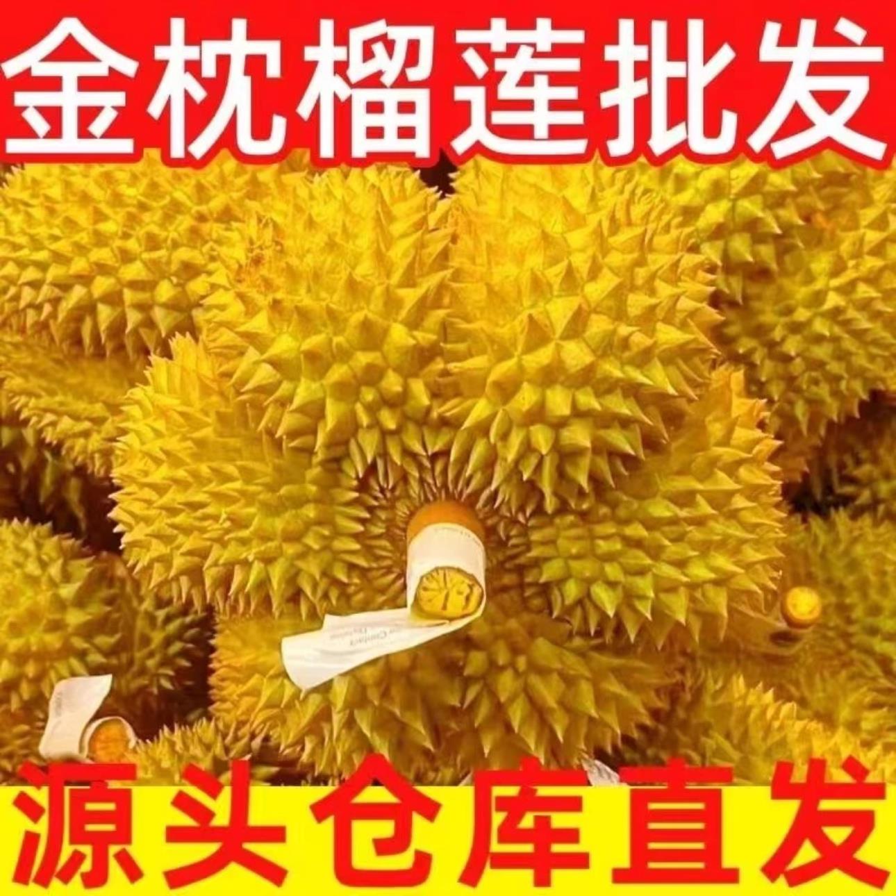 泰国金枕榴莲进口树上熟A