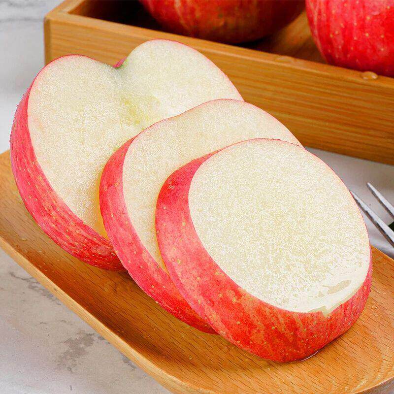 正宗陕西红富士水果新鲜10枚80mm装产地直发京东包邮