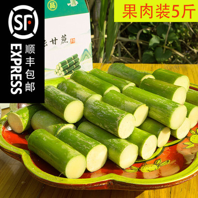 陶山甘蔗正宗青皮绿皮果肉去节懒人儿童甘蔗皮可手撕5斤