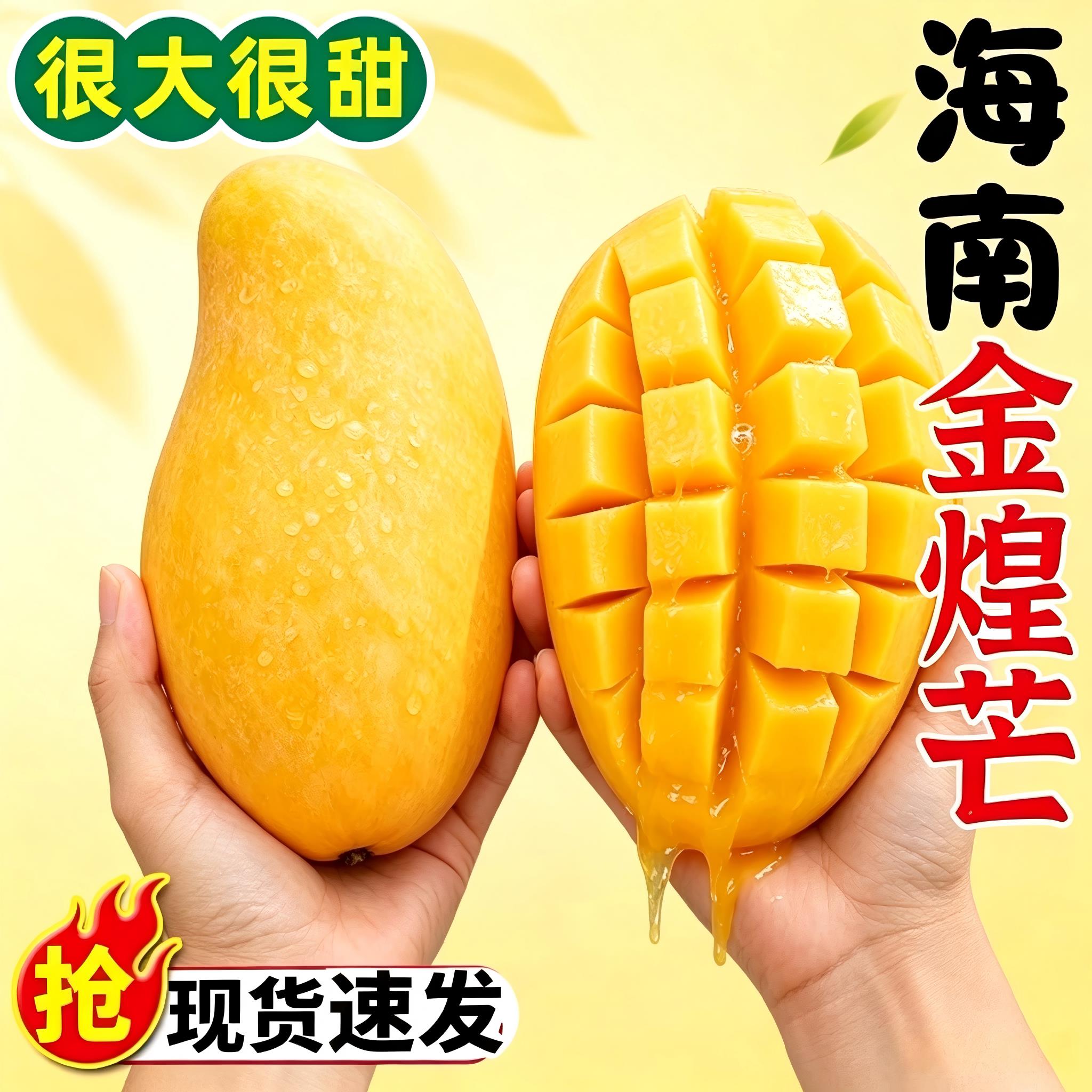 海南金煌芒果新鲜大果10