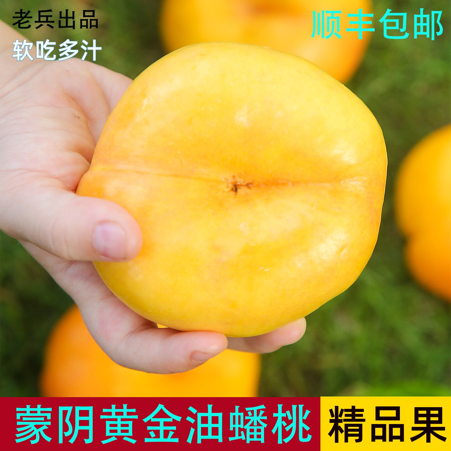 黄油蟠桃彩虹金当季新鲜