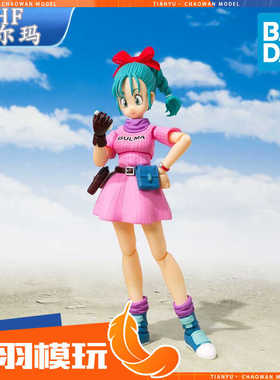 万代 SHF 龙珠 Z 改 BULMA 布尔玛 大冒险开始 再版 手办模型