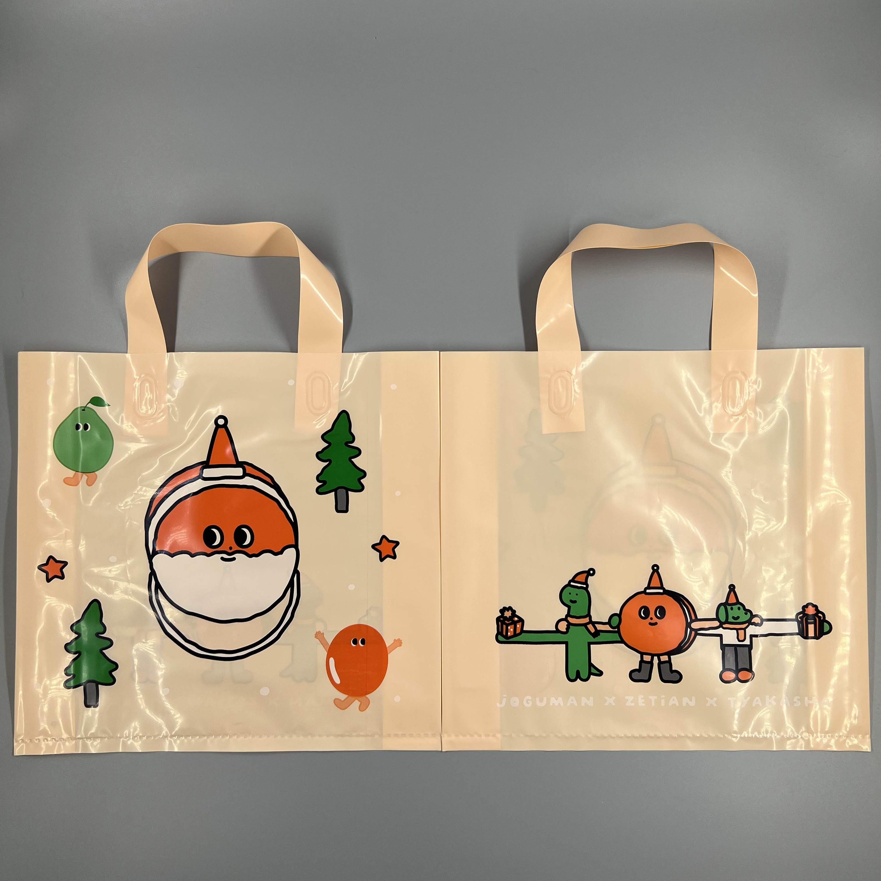 磨砂加厚童装手提袋卡通礼品袋高档服装店衣服袋子可爱购物塑料袋