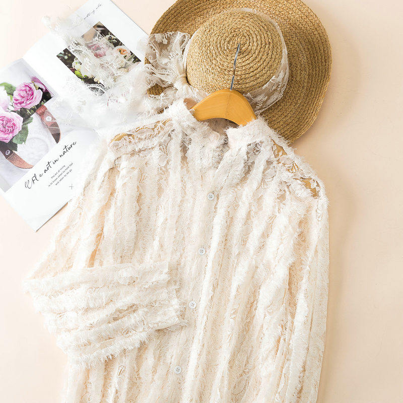 很仙的襯衣韓版寬松洋氣襯衫女心機上衣設計感小衆2021春裝新款在類目 女裝/女士精品, 襯衫中 - 來自Buy2taobao.com提供專業的淘寶代購服務