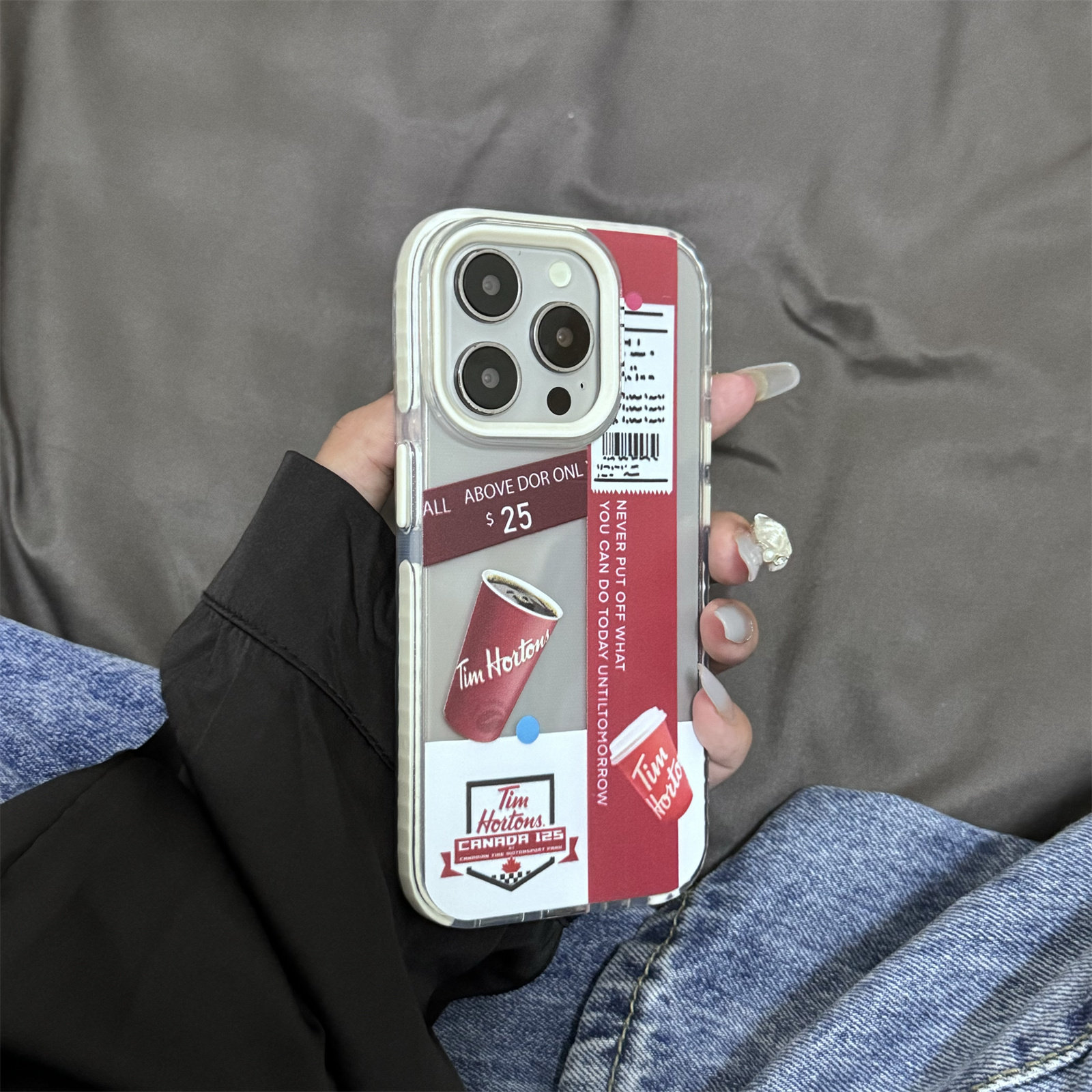 韩系可乐标签苹果17pro手机壳