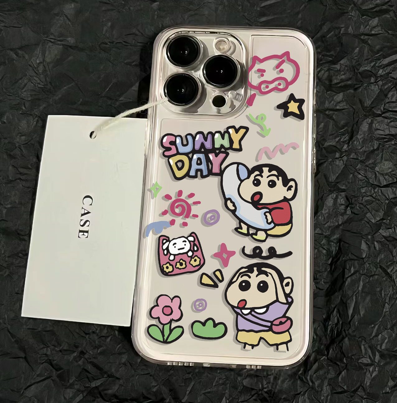 原创小众卡通小新适用苹果17promax手机壳iphone17pro卡通12可爱13pro全包14透明软壳11防摔个性x/xr高级15潮