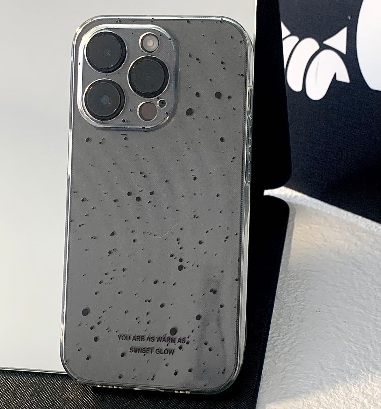 原创韩国泼墨17promax手机壳