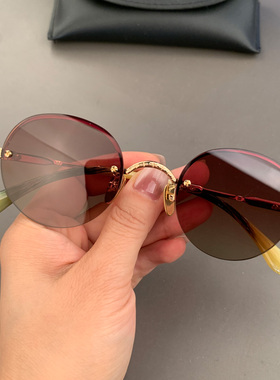 防紫外线圆形男女款太阳镜