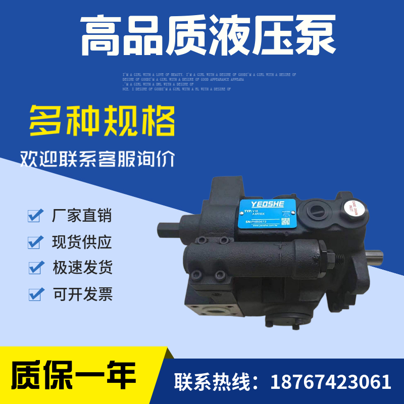 台湾变量柱塞泵V15A2R10X油泵V系列柱塞泵
