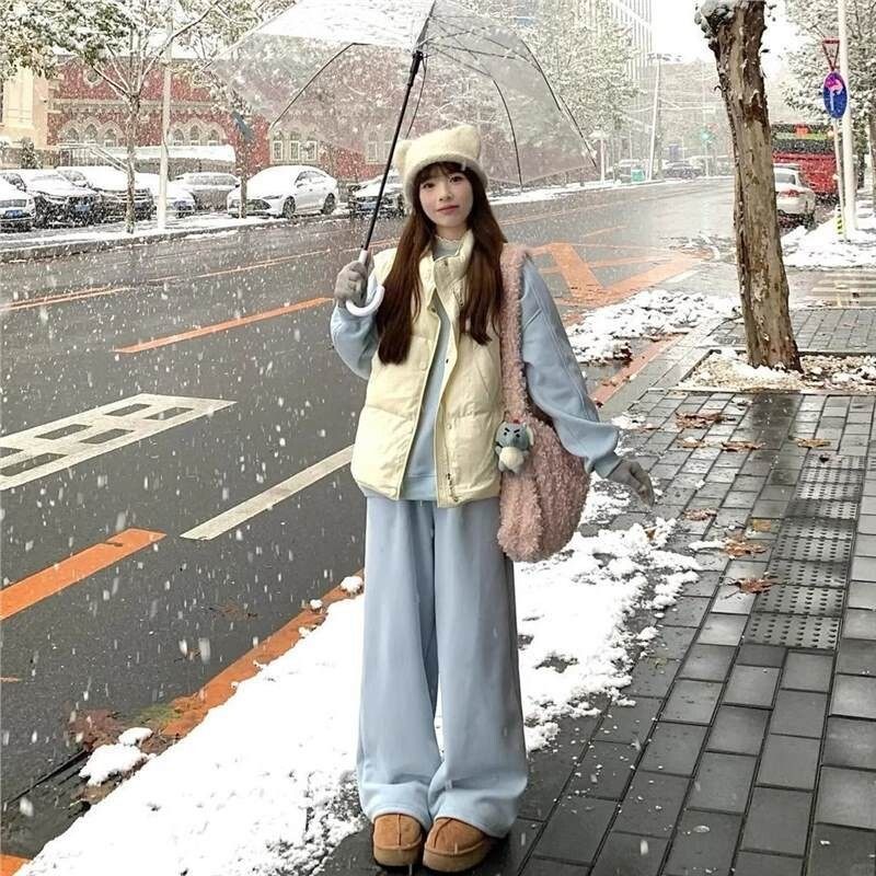 三件套装女款冬季穿搭女卫衣加厚休闲运动套装