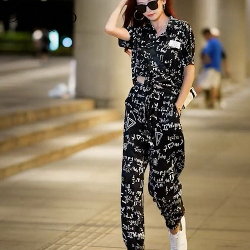 Ducurno夏季休闲运动套装女