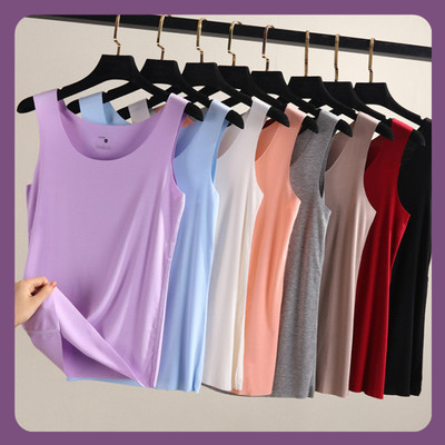 纯色简约休闲百搭莫代尔吊带背心