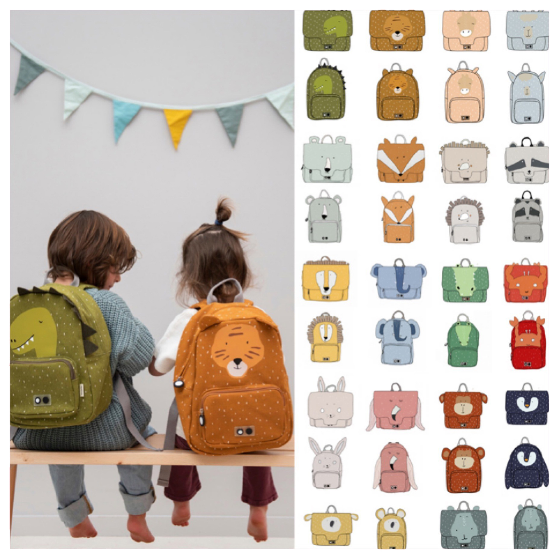 儿童幼儿园可爱动物书包