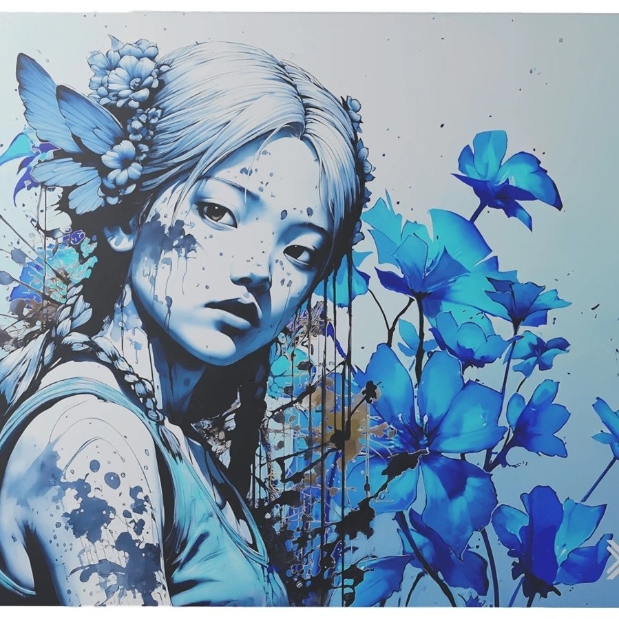 TJ Exclusives Zara钢化玻璃鼠标垫女生桌面电竞游