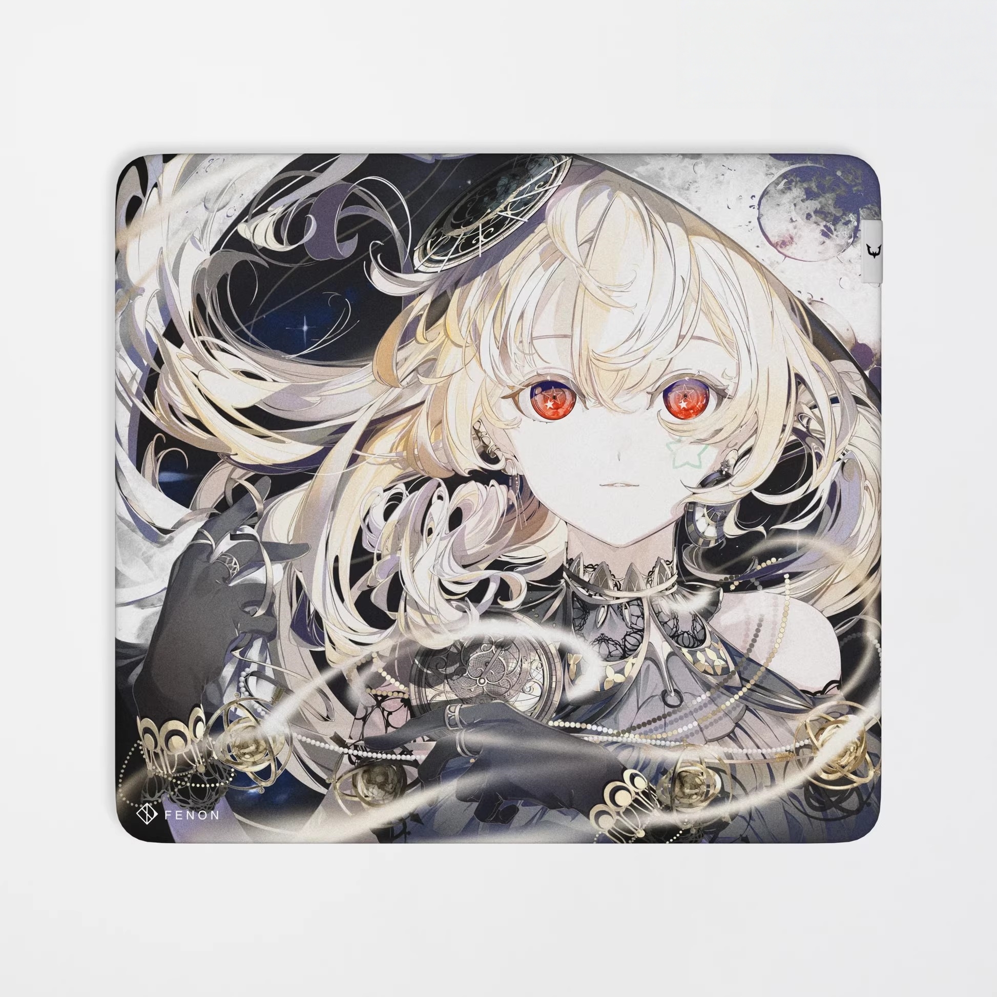 REJEC URS-No.1005二次元可爱钢化玻璃鼠标垫女生电竞游戏FPS专用