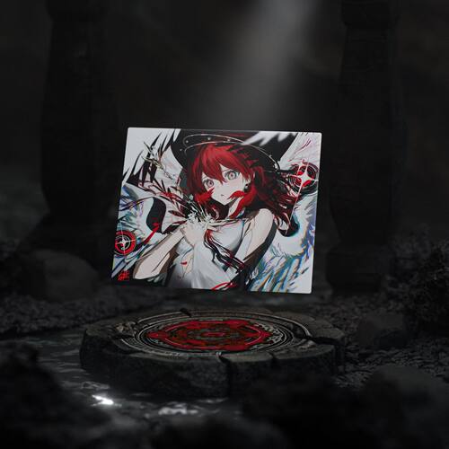 HachiwareElisa钢化玻璃鼠标垫