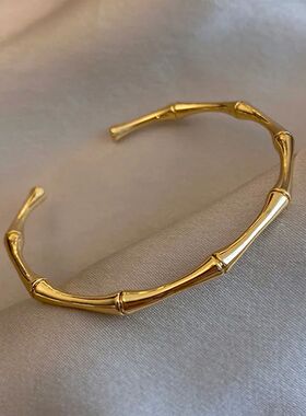 1PC Titanium Steel Stainless Steel Inlaid Zircon Gold Plated