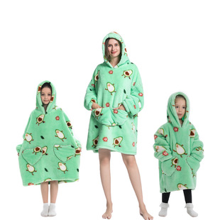 Oversized Hoodie Blanket for Adult Child Wearable Blankets
