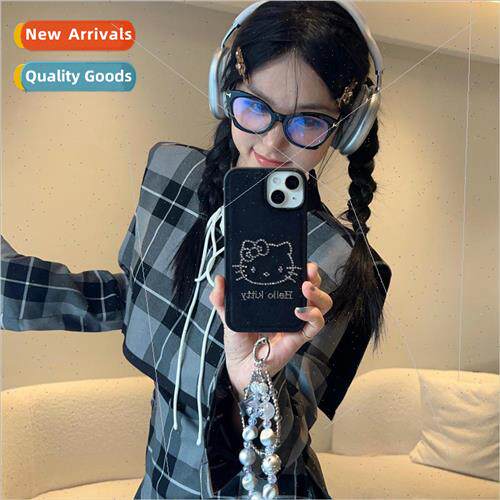 Light luxury ins plush flash diamond KT cat 适用 iPhone 14/1