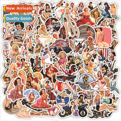 100 new poster sexy beauty pin up girl sexy retro decoration