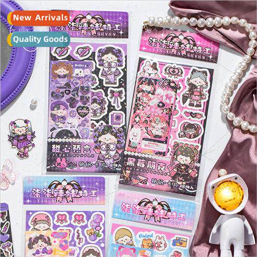 Seven Seven Spice Girls Agent Sticker Card Set Student Cute