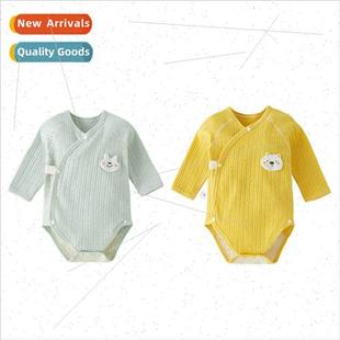 Infant wrap-around clothes spring and fall pajamas bottoming